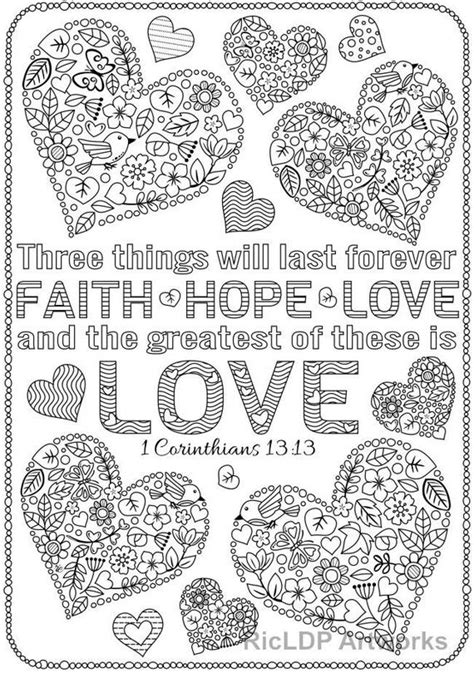 Print out these 11 free printable pages with bible verses to color and get started! Set of 3 Love Bible Verse Coloring Pages Corinthians ...