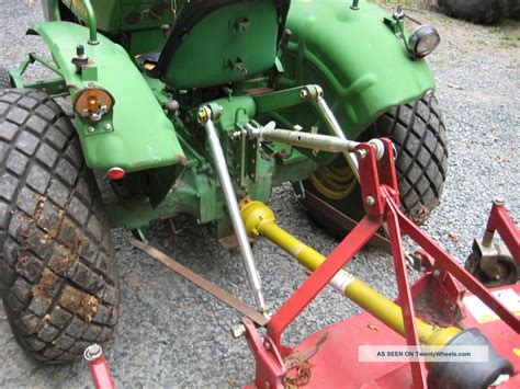 John Deere 850 Tractor Farm Diesel 2wd Ag Brush Hog Lawn Mower Turf Tires