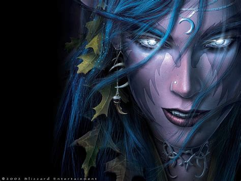 Elune Elune Warcraft Girl Fantasy Fantasia Chica Elf Night Elfo Noche