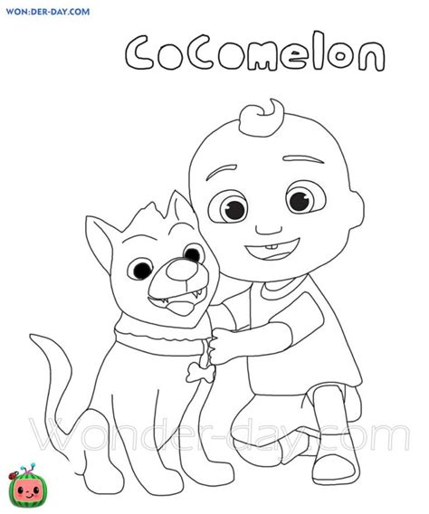 Cocomelon Coloring Pages To Print Sporty Logbook Photo Gallery