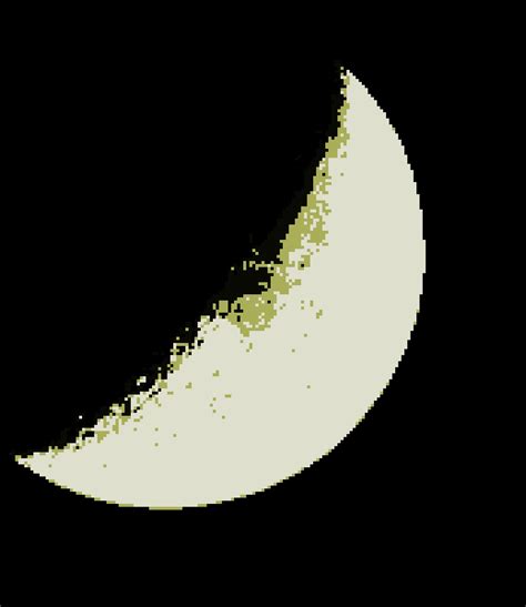 Pixel Art Moon 