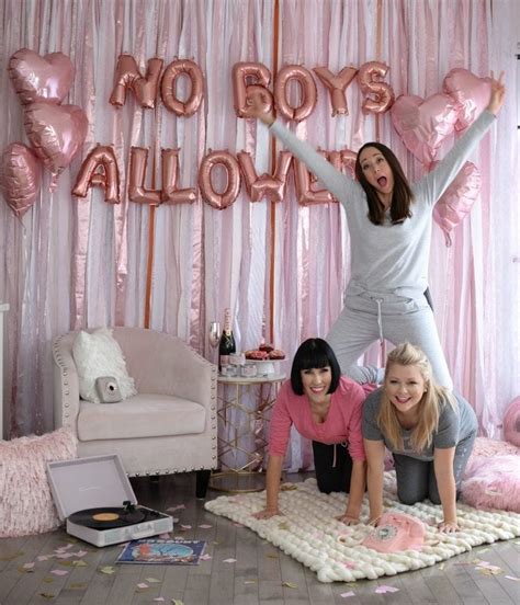Galentines Day Pajama Party Girls Night Party Bachelorette Slumber