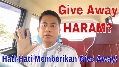 Give Away Di Youtube Bisa Jadi Haram YouTube