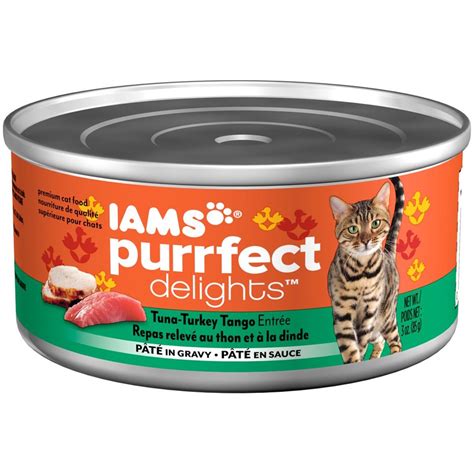 Shop for wet kitten food in cat food by life stages. Iams Purrfect Delights Tuna-Turkey Tango Entree Pate Wet ...