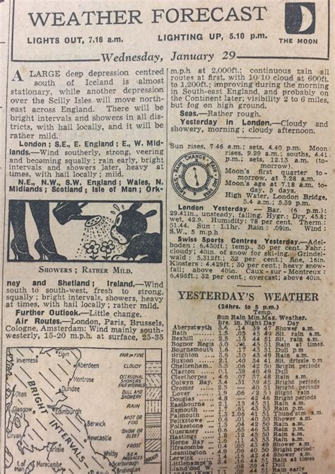 Pin By Tania Sheko On Old Newspapers Old Newspaper Weather Forecast Newspapers