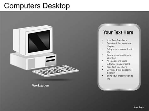 Computers Desktop Powerpoint Presentation Slides Db Powerpoint Slide