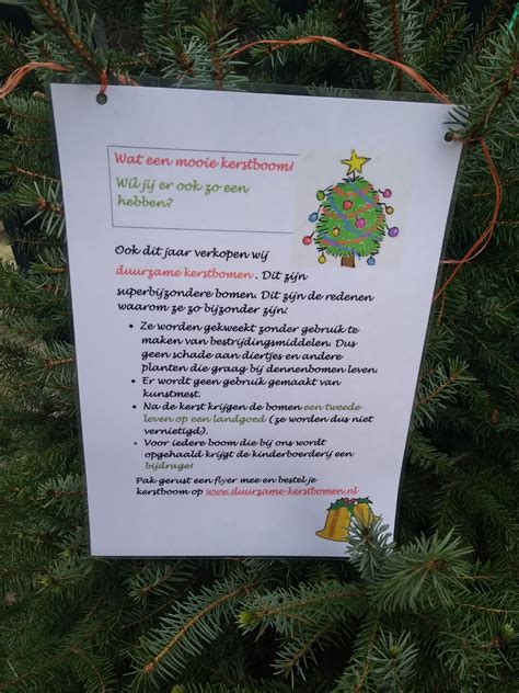 Kinderboerderij De Brink Kies Dit Jaar Voor Een Duurzame Kerstboom