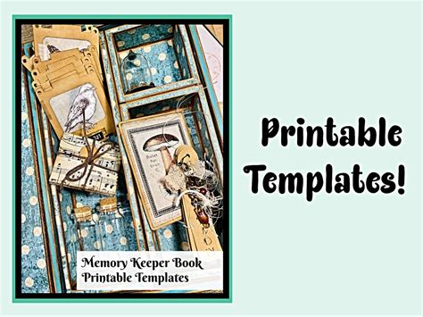 Memory Keeper Book Printable Templates Pdf Instructions Video