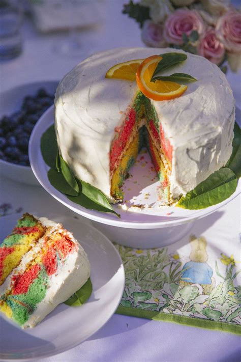 Rainbow Marble Cake In 2020 Marble Cake Eat Dessert Cake