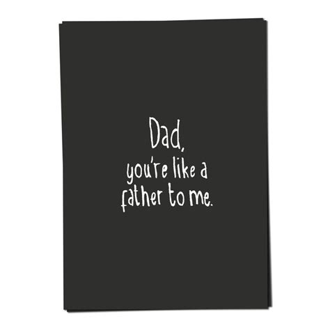 Dad You Re Like A Father To Me Four Square Special Day Father Dads Greetings Greeting