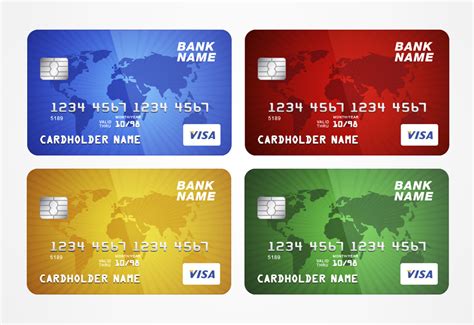 Free Vector Credit Card Template By Alsusart On Deviantart