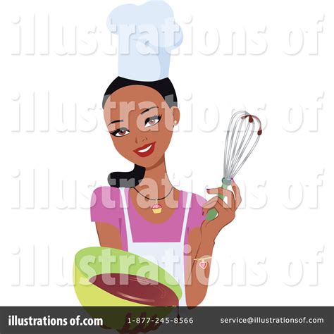 Royalty Free Rf Clipart Illustration Of A Pretty Brunette White