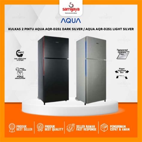 Jual Kulkas Pintu Aqua Aqr D Aqr D Ds Ls Liter