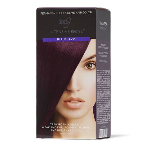 Ion Intensive Shine Hair Color Kit Plum 4vv Hair Color Kit Sally Beauty