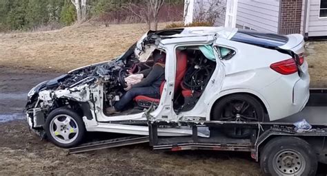 Latest car accident of bmw x6. Someone Is Actually Trying To Rebuild This Destroyed 2019 BMW X6 M | Carscoops