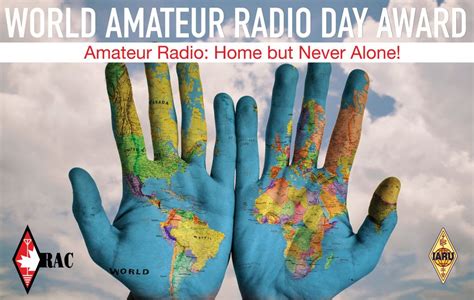 Rac World Amateur Radio Day Special On Air Event April 18 2021 Arrl
