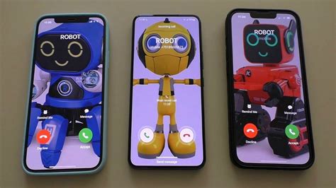Robots Incoming Calls Apple IPhone Samsung Galaxy YouTube