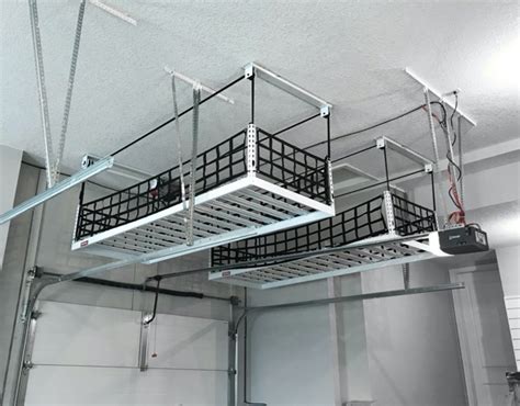 Diy Motorized Garage Storage Lift Motorized Overhead Garage Storage