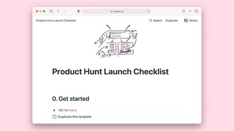 How We Went From Mvp To Product Hunt Launch A Notion Checklist
