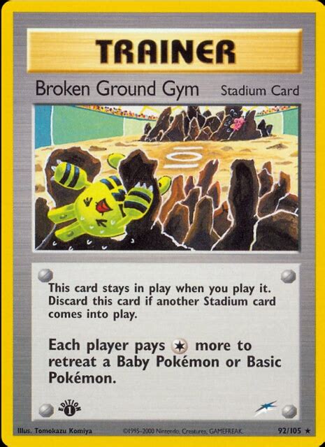 Broken Ground Gym Neo Destiny 92 Bulbapedia The Community Driven