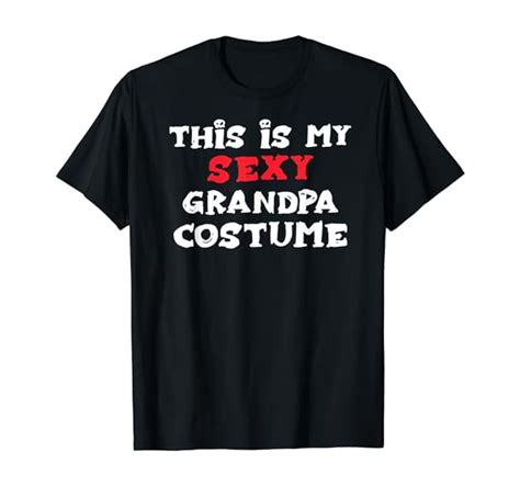 This Is My Sexy Grandpa Costume Halloween Simple Grandpas T