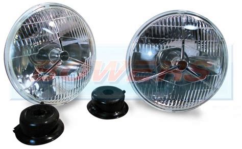 lucas p700 7 inch tripod tri bar headlamps headlights halogen h4 conversion ebay