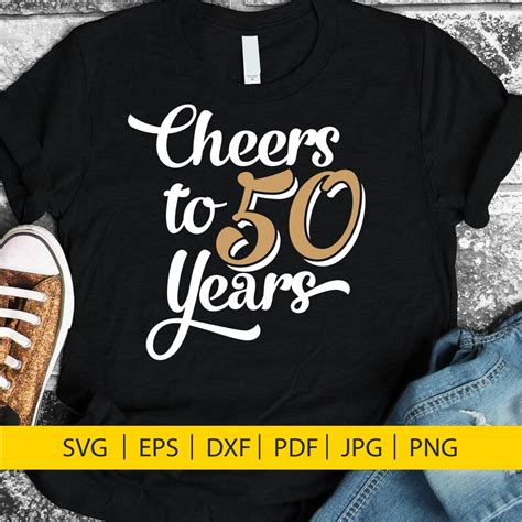 Cheers To 50 Years 50th Birthday Svg 1971 Svg Svg Vintage Etsy