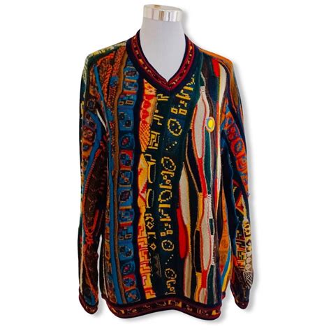 Vintage 1980s Authentic Coogi Sweater Late 80s Coogi Knitted Etsy