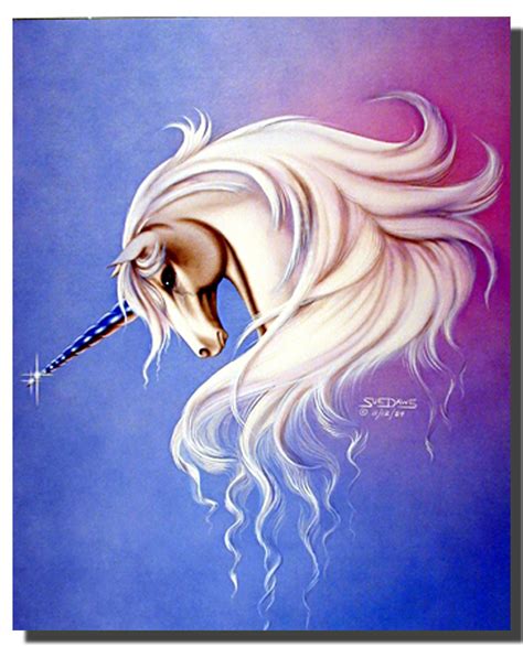 Lavender Mist Unicorn Poster | Fantasy Posters