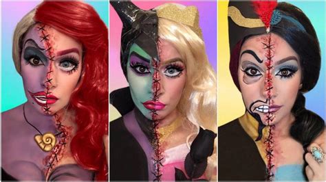 This Artist Frankensteins Herself Into Disney Princesses And Villains