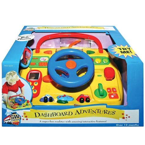 Electronic Toy Dashboard With Steering Wheel Electronic Toys