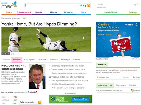 Msn Unveils New Look Home Page Neowin