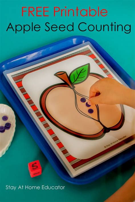 Free Apple Counting And Subtraction Printables For Preschoolers