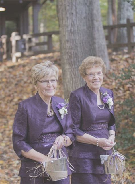 one couple decided to make their grandmothers the flower girls such a cute idea photo by ang