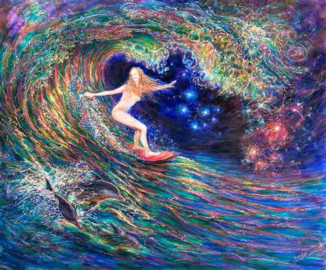 Surfboard Healing Art Paintings Prints For Good Luck Spiritual