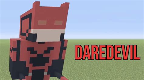 Minecraft How To Build A Netflix Daredevil Statue Youtube