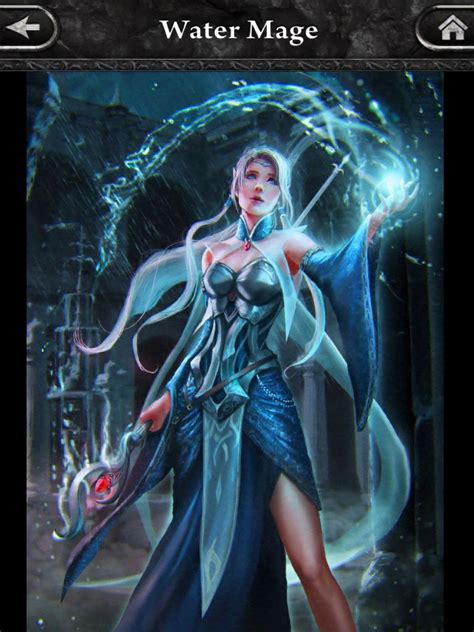 Water Mage Sorceress Mage Sakura Fantasy Art Daenerys Targaryen