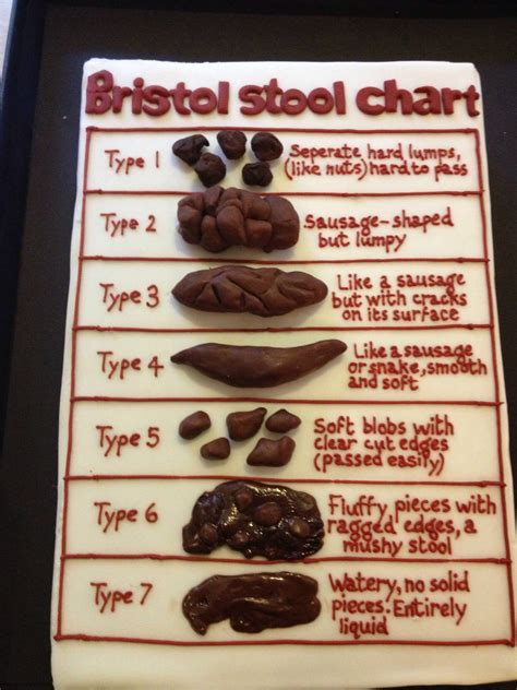 Nurses Cake Bristol Stool Chart Cake Bristol Stool Chart Cake