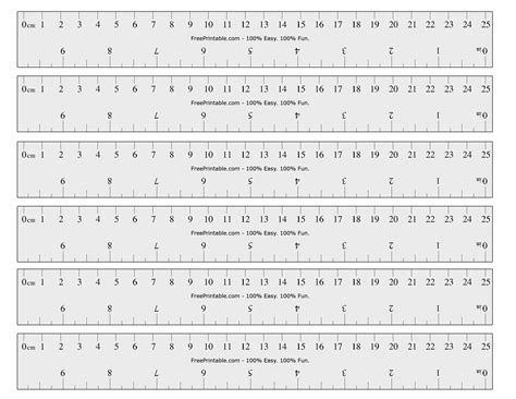 Free Printable Ho Scale Ruler Printable Ruler Actual Size