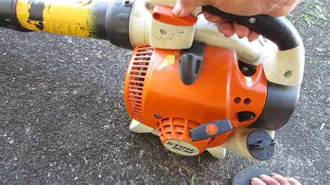 Stihl currently recommends that you do not store or use fuel older than 60. STIHL bg 86 blower cold start - YouTube