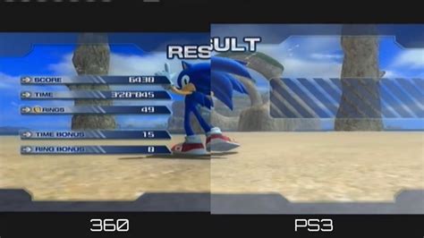 Sonic The Hedgehog 2006 360 Vs Ps3 Comparison Youtube