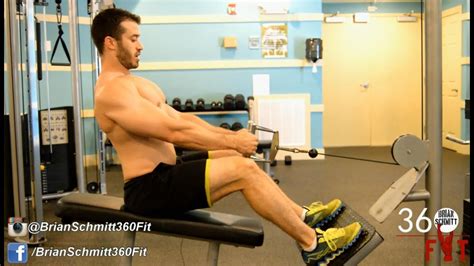 How To Perform The Seated Cable Row Close Underhand Wide Grip Youtube