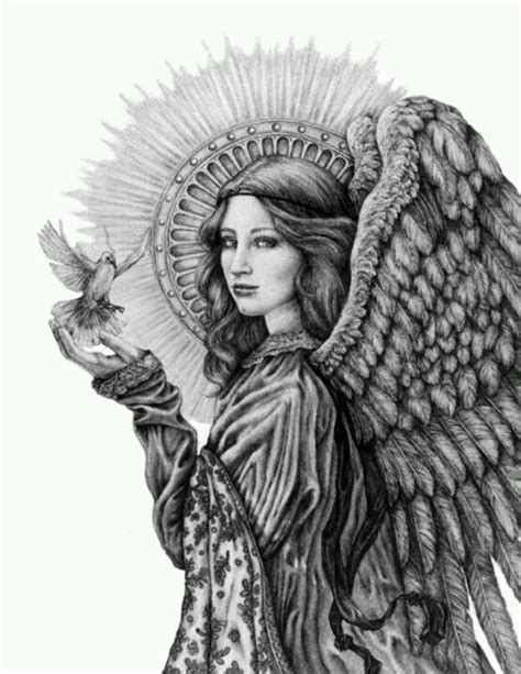 Pin By Kimberly Hannan On Angels And Fairies Angel Sketch Drawings