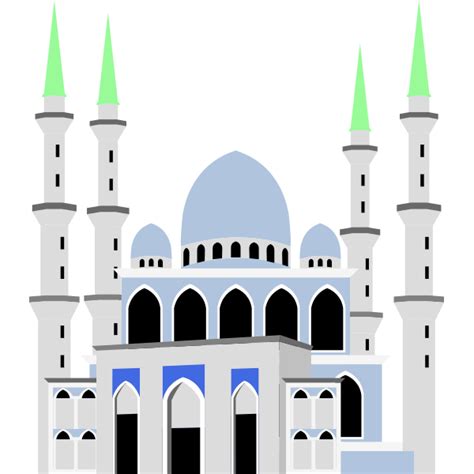 Simple Mosque With Stairs Download Png Image