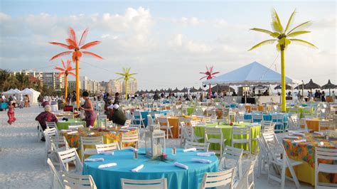 Outdoor Caribbean Beach Themed Event By Wizard Connection Carribean