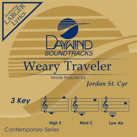 Weary Traveler Jordan St Cyr Christian Accompaniment Tracks