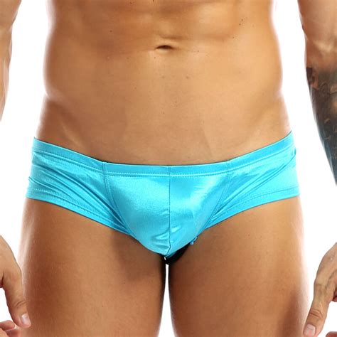 Men S Sexy Wetlook Bulge Pouch Briefs Bikini Underwear Underpants Trunks M Xxl Ebay