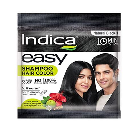 Buy Indica Easy Do It Yourself 10 Minutes Hair Color Shampoo With 5