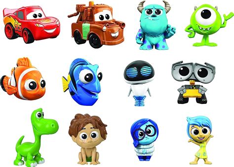 Pixar Mini Figuras Sortimento Amazon Com Br Brinquedos E Jogos