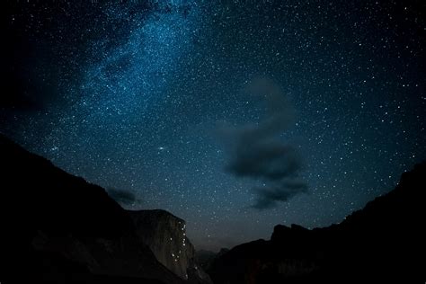 Night Sky Starry Night Star And Night 4k Hd Wallpaper